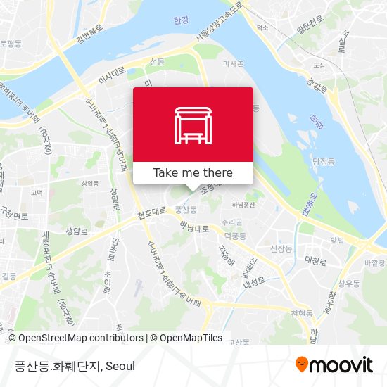 풍산동.화훼단지 map