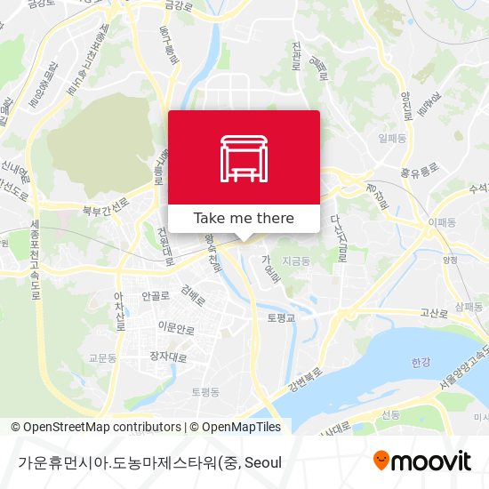 가운휴먼시아.도농마제스타워 map