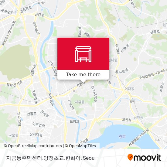 지금동주민센터.양정초교.한화아 map