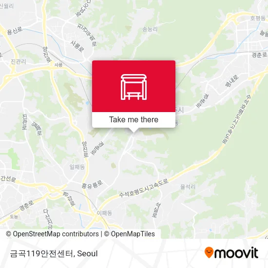 금곡119안전센터 map
