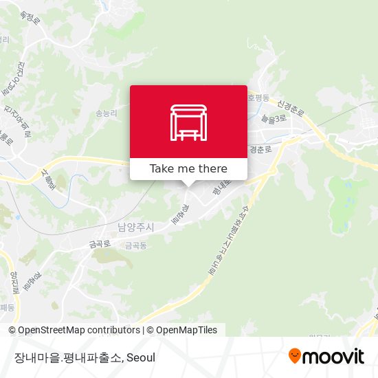 장내마을.평내파출소 map