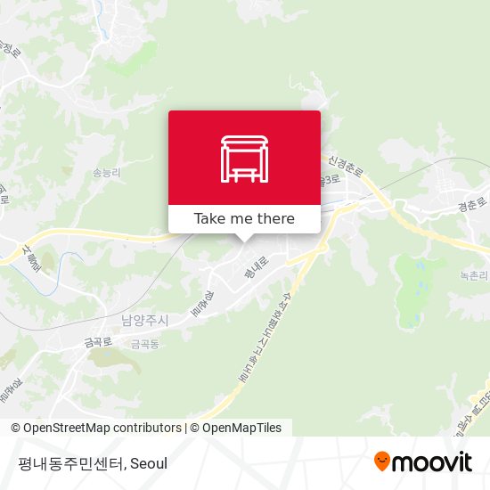 평내동주민센터 map