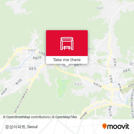 경성아파트 map