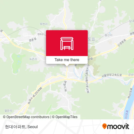 현대아파트 map