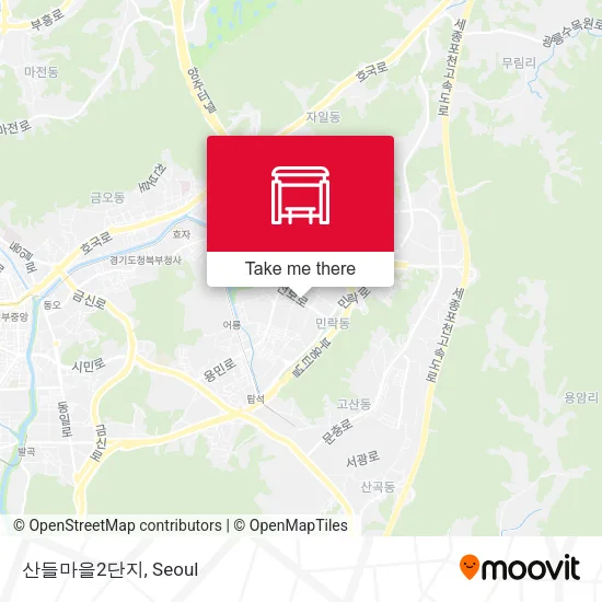산들마을2단지 map