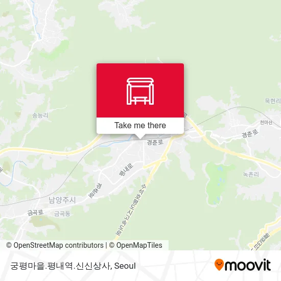 궁평마을.평내역.신신상사 map