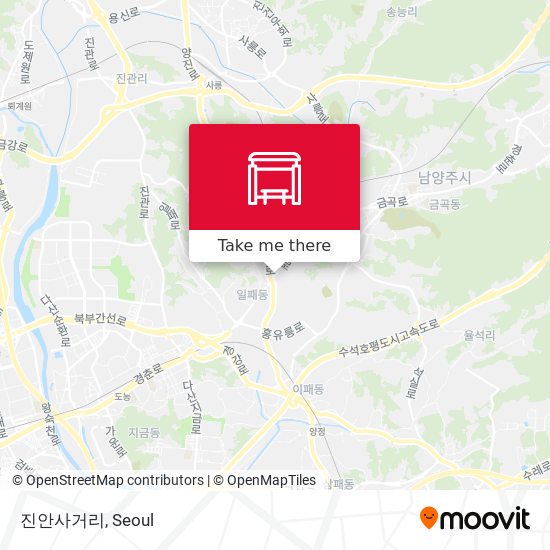 진안사거리 map