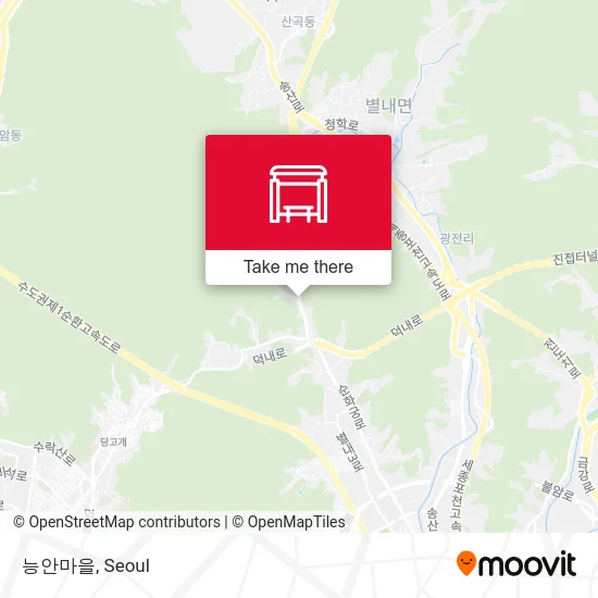 능안마을 map