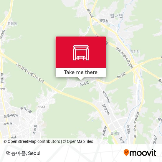 덕능마을 map