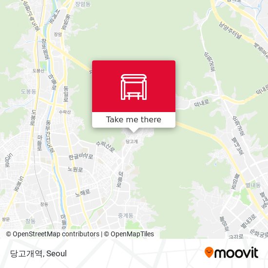 당고개역 map