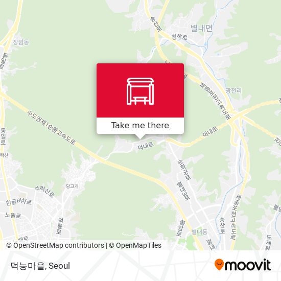 덕능마을 map