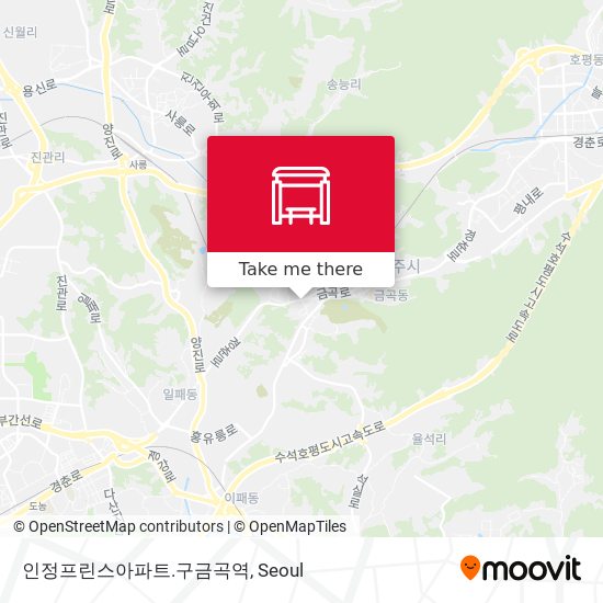 인정프린스아파트.구금곡역 map