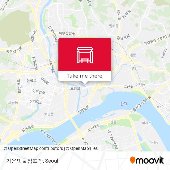 가운빗물펌프장 map