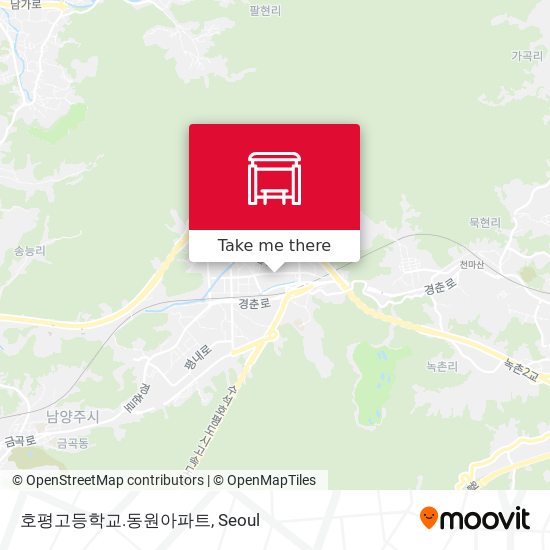 호평고등학교.동원아파트 map