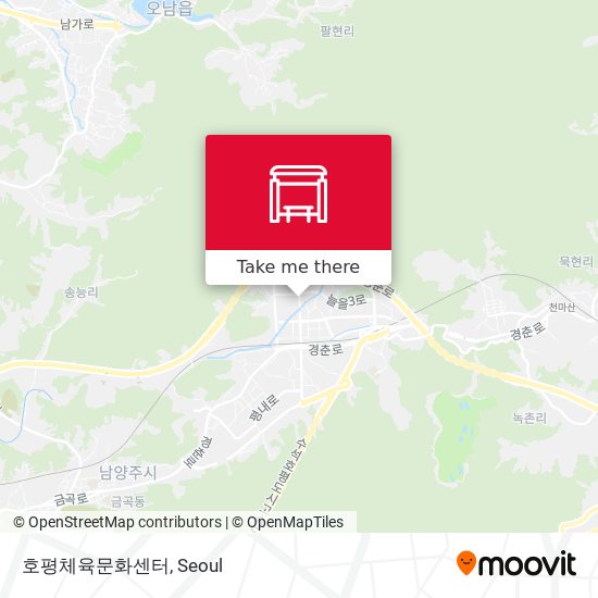 호평체육문화센터 map