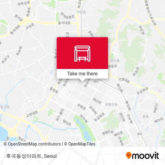 후곡동성아파트 map