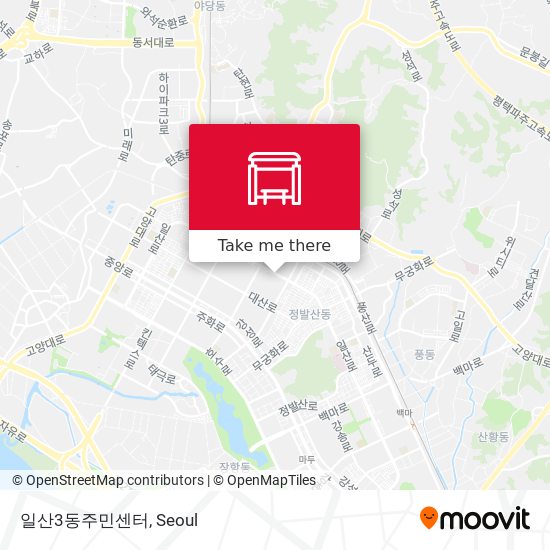 일산3동주민센터 map