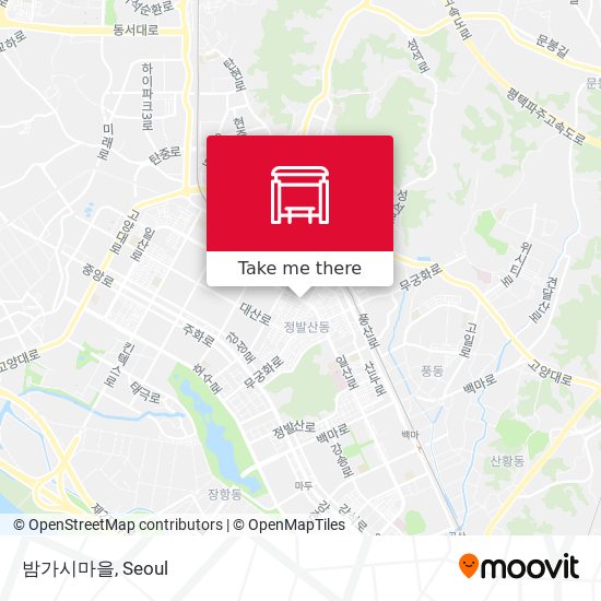 밤가시마을 map