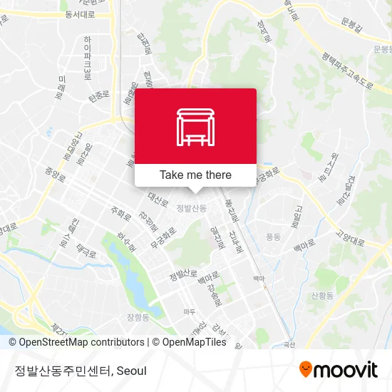 정발산동주민센터 map