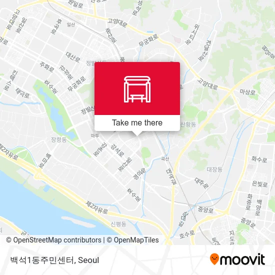 백석1동주민센터 map