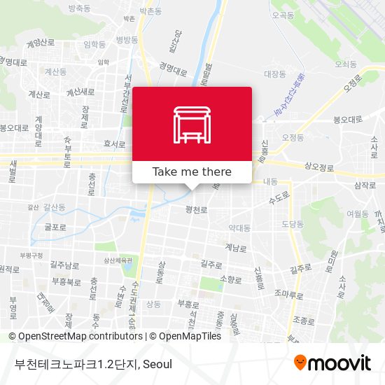 부천테크노파크1.2단지 map