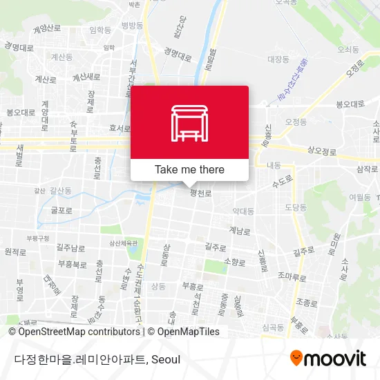 다정한마을.레미안아파트 map