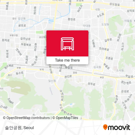 솔안공원 map