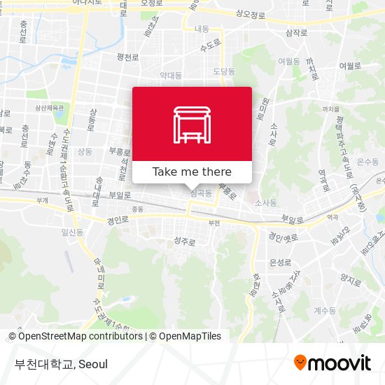 부천대학교 map