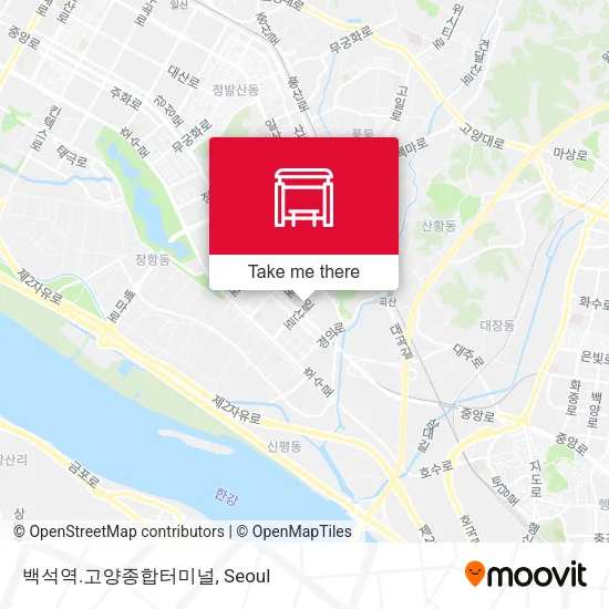 백석역.고양종합터미널 map