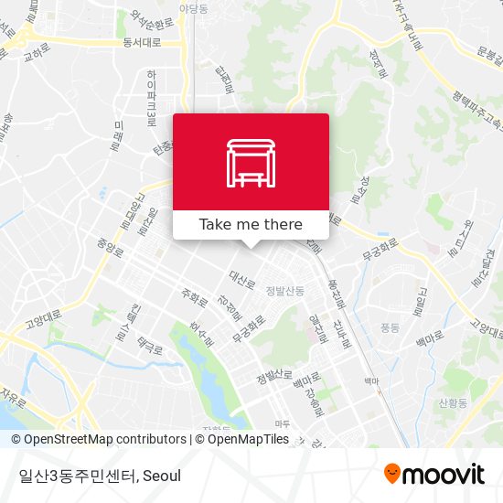 일산3동주민센터 map