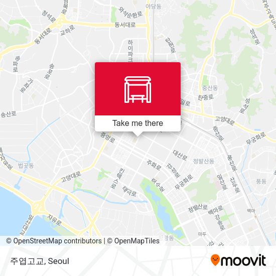 주엽고교 map