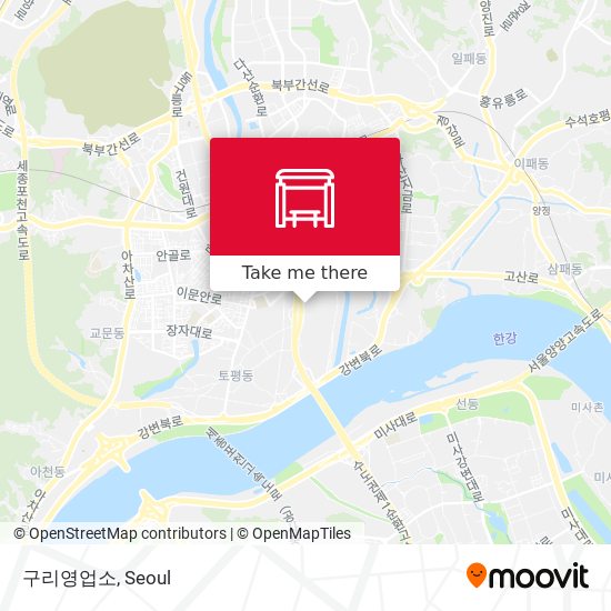 구리영업소 map