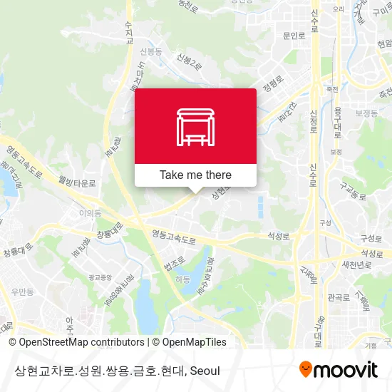 상현교차로.성원.쌍용.금호.현대 map