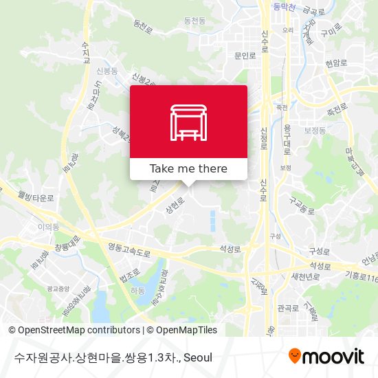 수자원공사.상현마을.쌍용1.3차. map