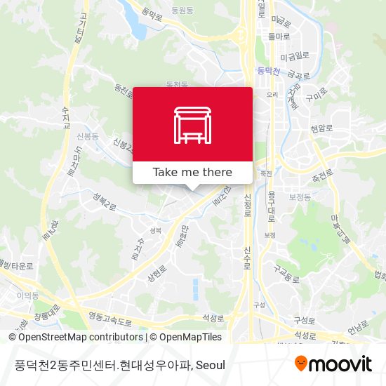 풍덕천2동주민센터.현대성우아파 map