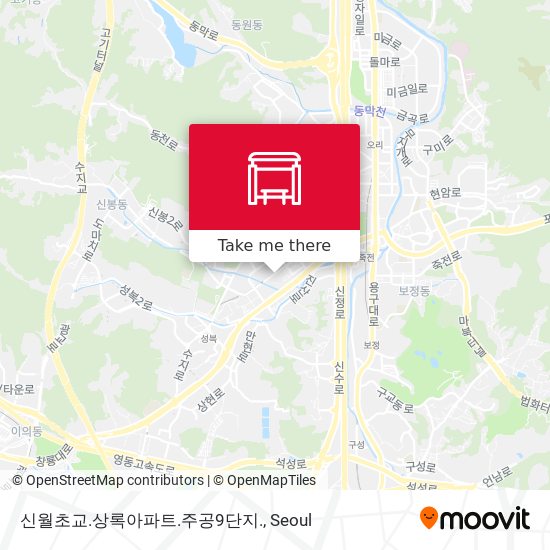 신월초교.상록아파트.주공9단지. map
