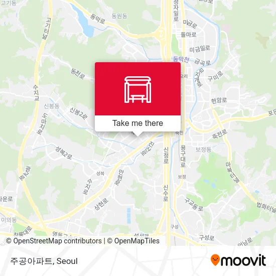 주공아파트 map
