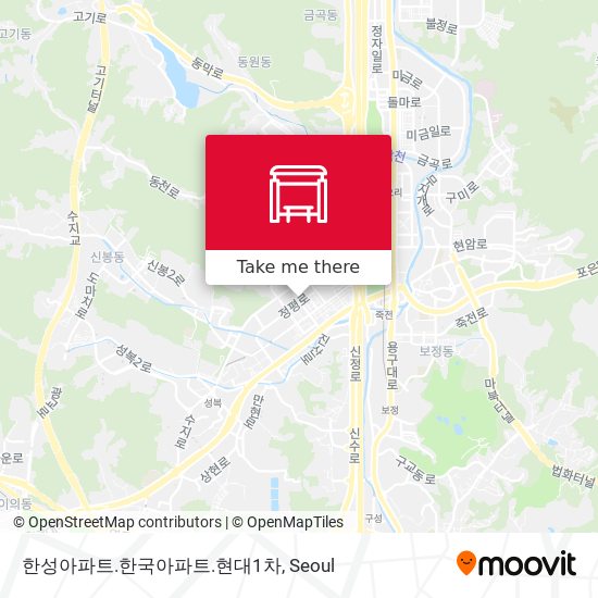 한성아파트.한국아파트.현대1차 map