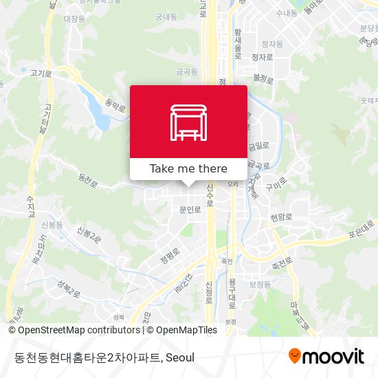 동천동현대홈타운2차아파트 map