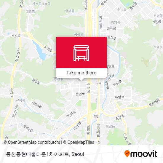 동천동현대홈타운1차아파트 map