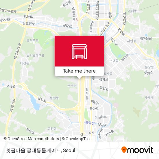 쇳골마을.궁내동톨게이트 map