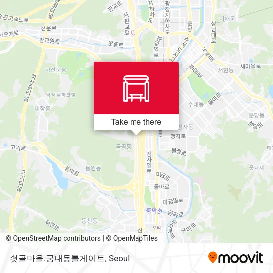 쇳골마을.궁내동톨게이트 map