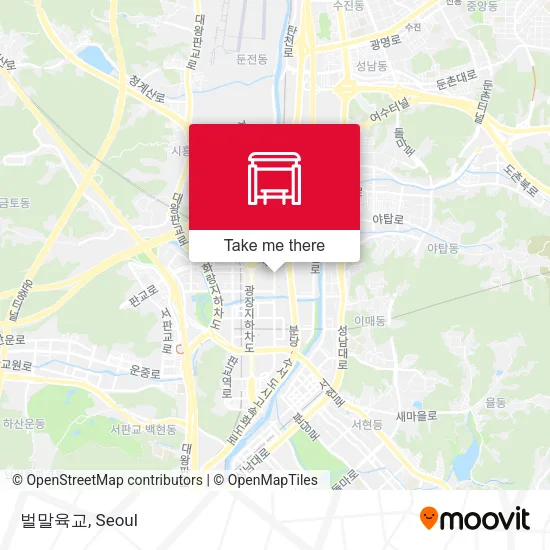 벌말육교 map