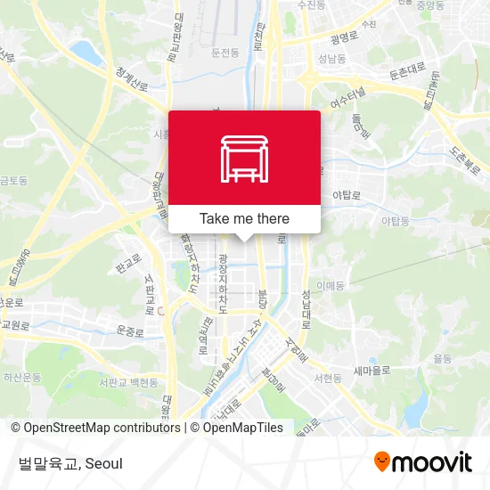벌말육교 map