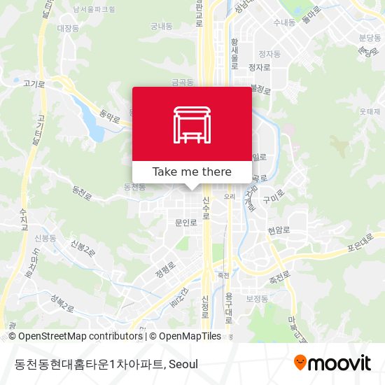 동천동현대홈타운1차아파트 map