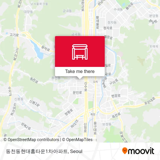 동천동현대홈타운1차아파트 map