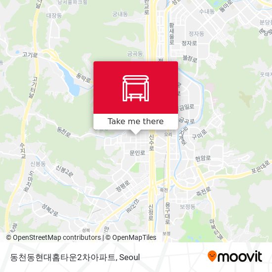 동천동현대홈타운2차아파트 map