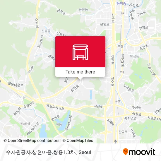 수자원공사.상현마을.쌍용1.3차. map