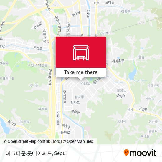 파크타운.롯데아파트 map