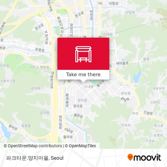 파크타운.양지마을 map
